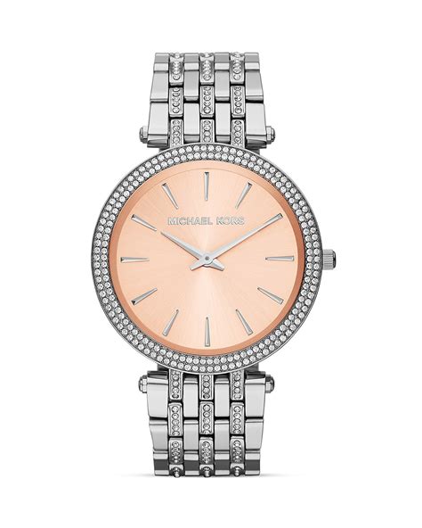 michael kors petite silvertone darci watch|Michael Kors Darci Three.